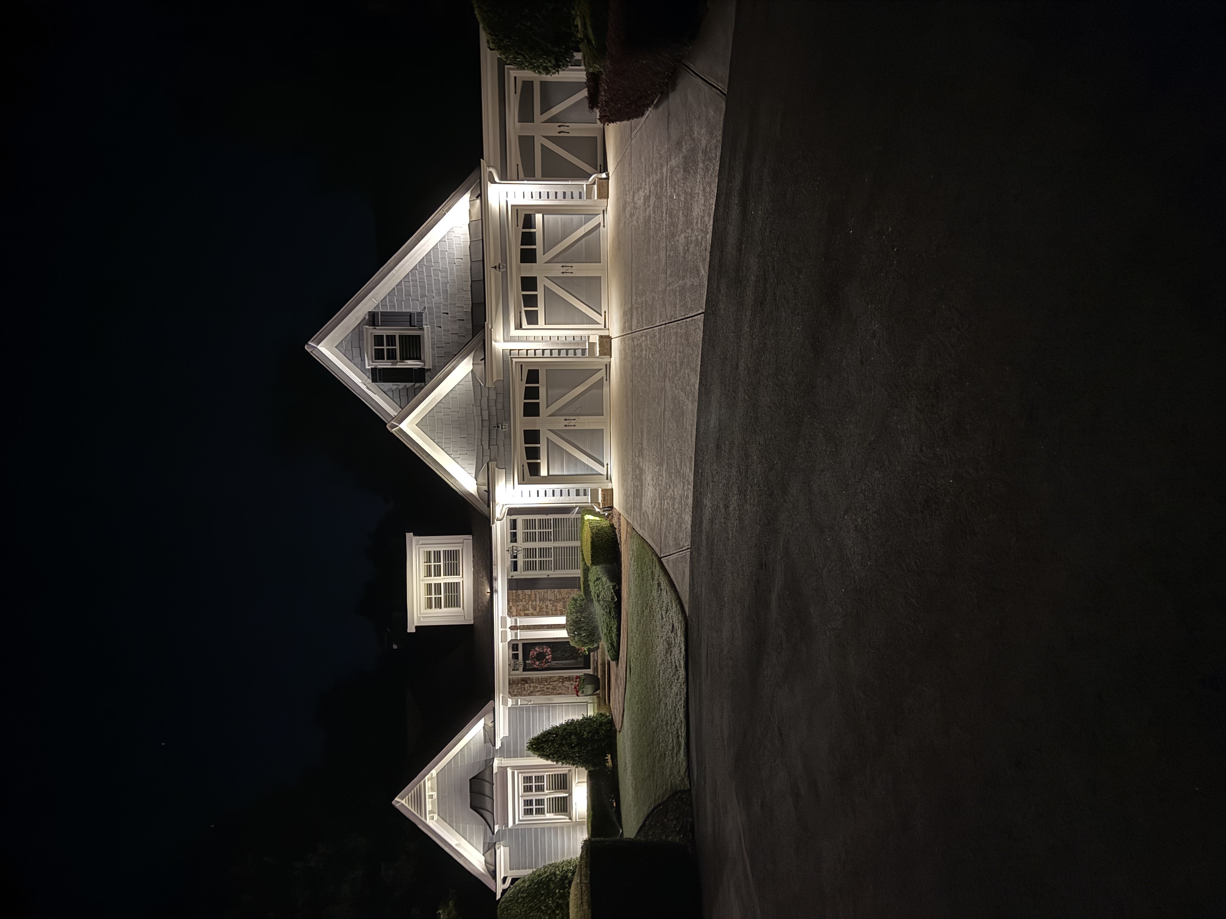 Landscape lighting installation