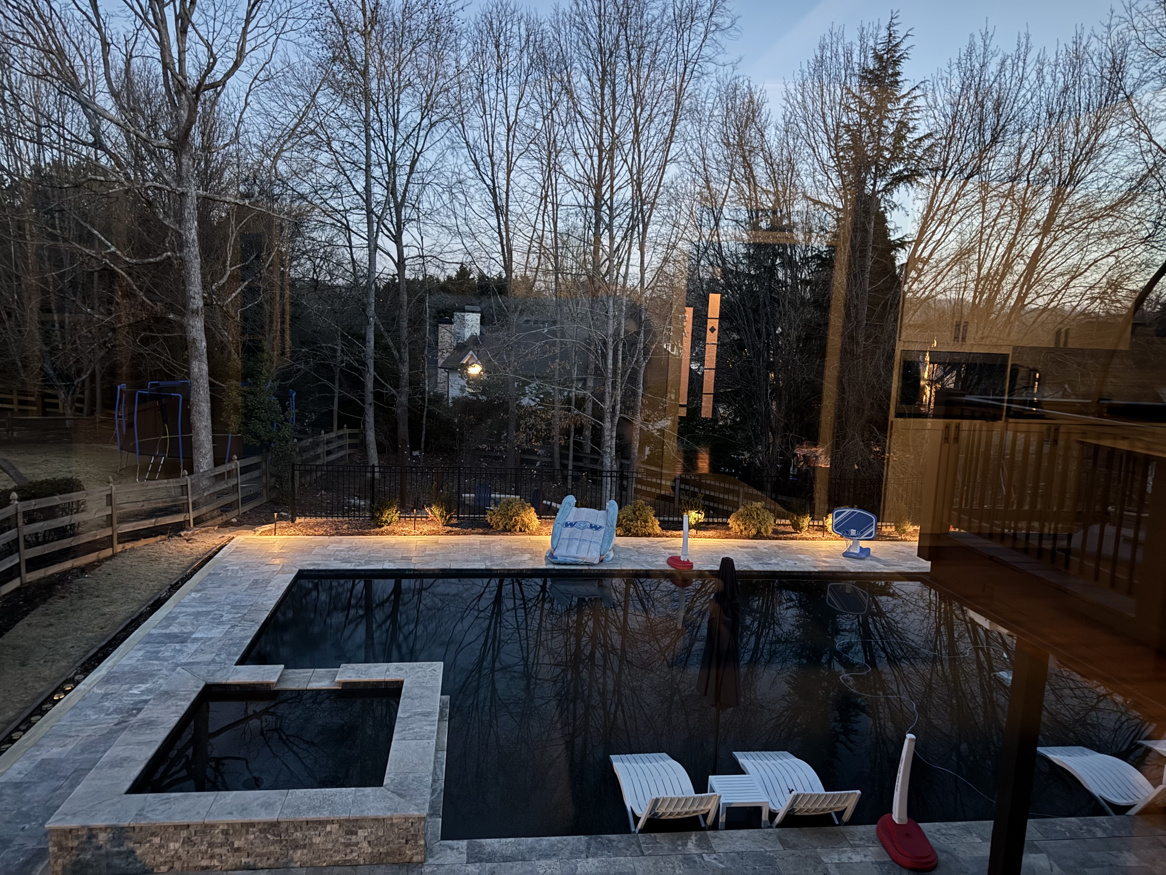 Landscape lighting installation