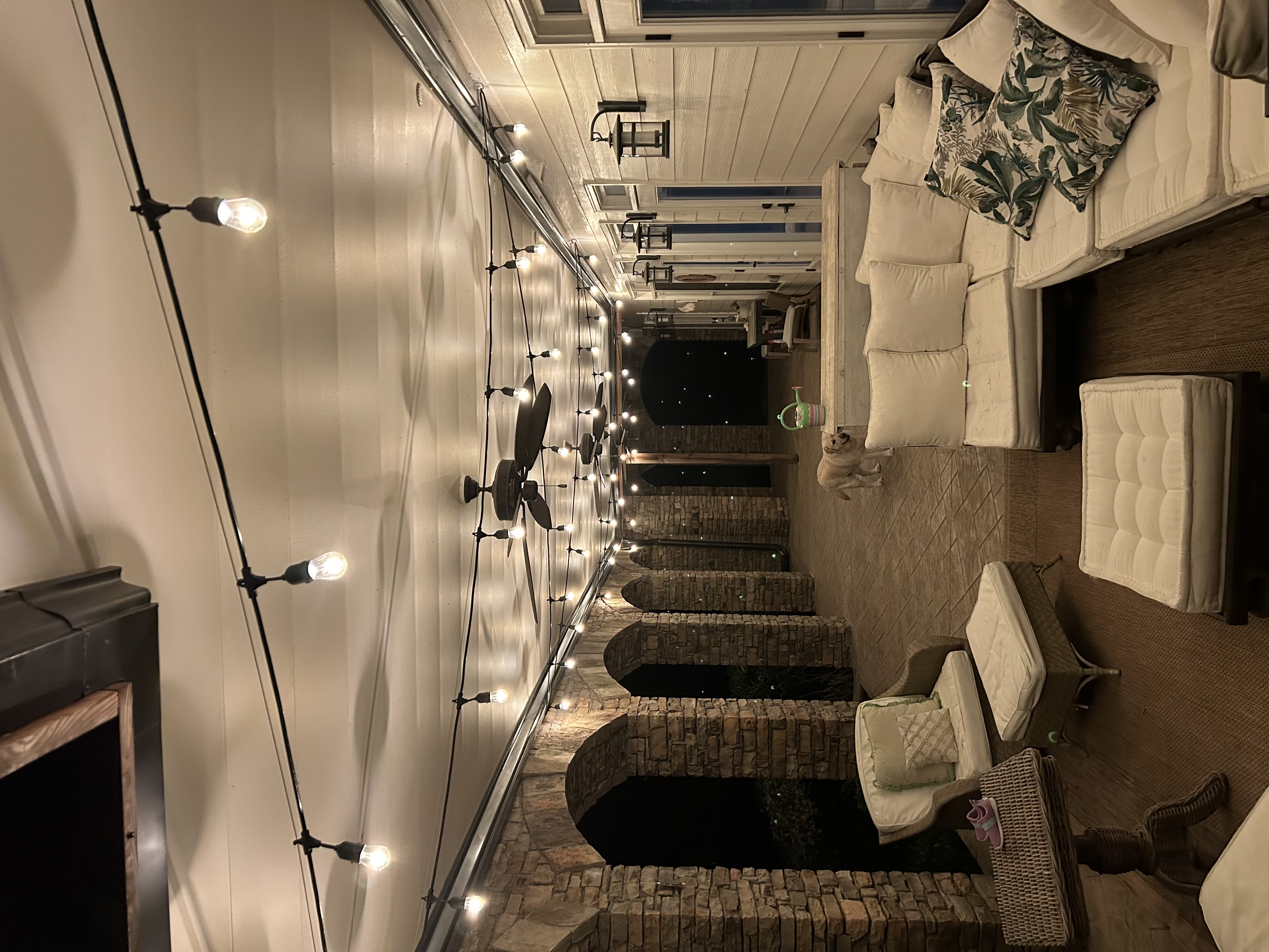 Landscape lighting installation