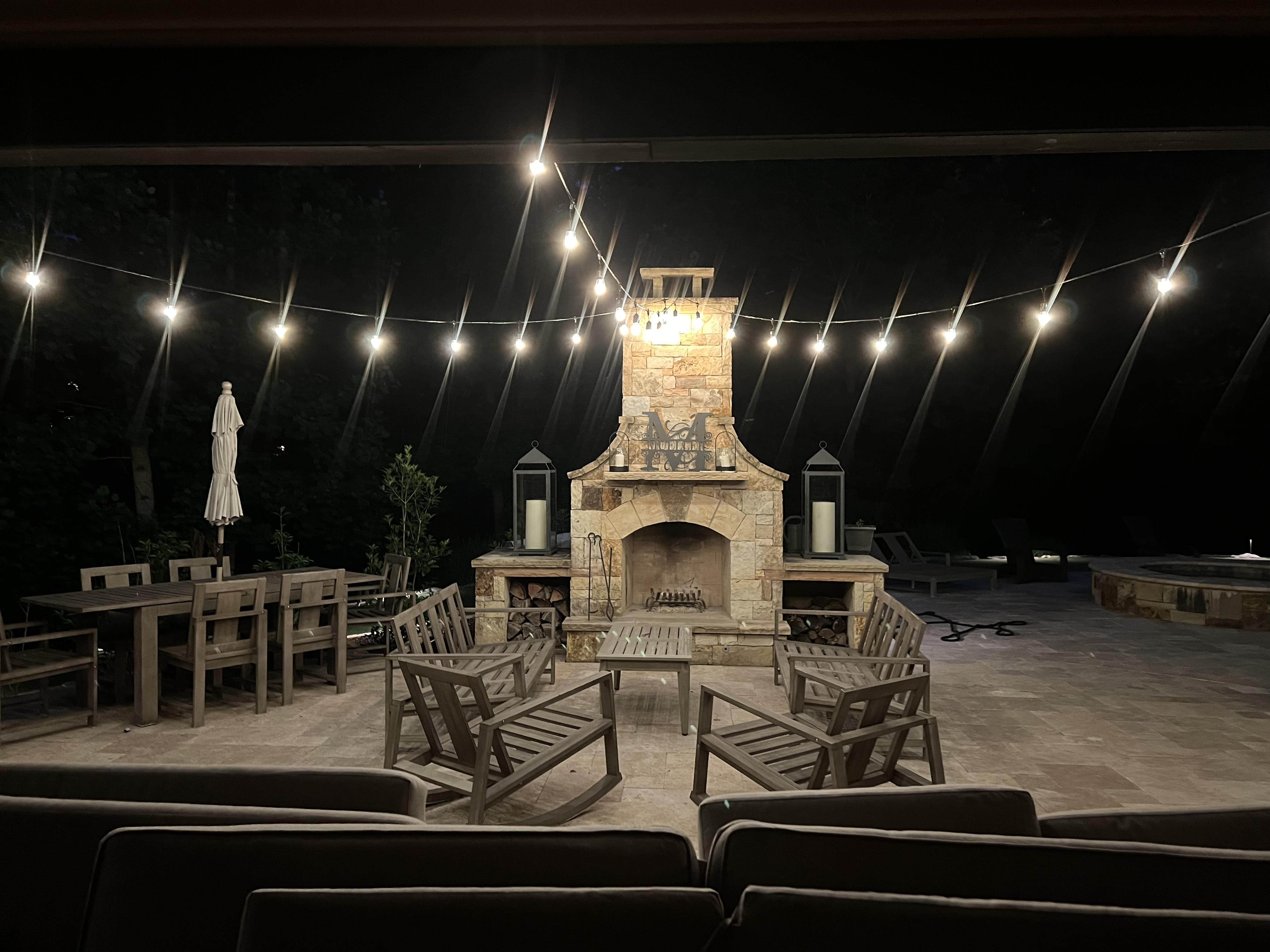 Landscape lighting installation
