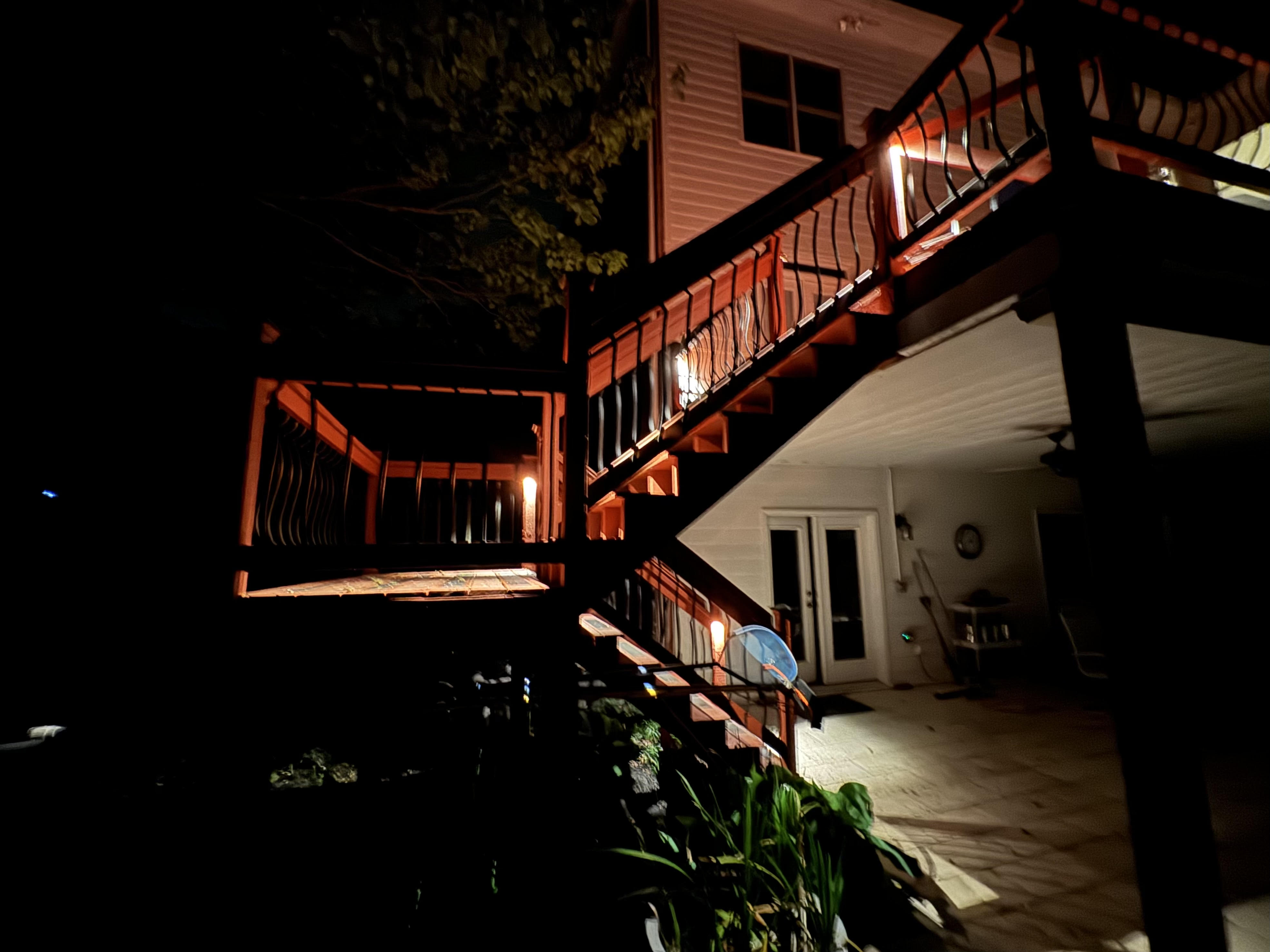 Landscape lighting installation